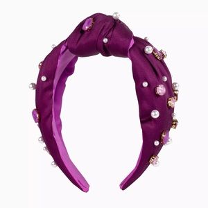 Embellished Top Knot Headband